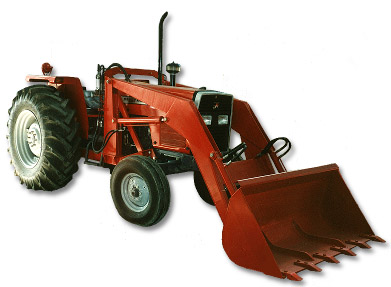 AGRIPAK's Shoval Loader fitted on MF-375